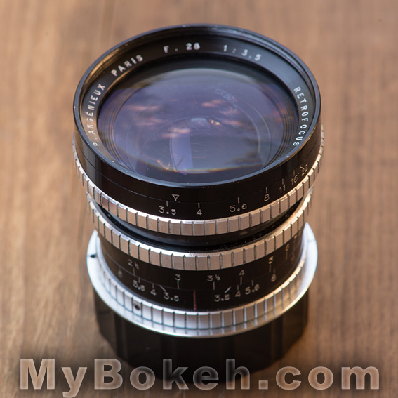 Angenieux 28mm f/3.5 Retrofocus Lens Bokeh